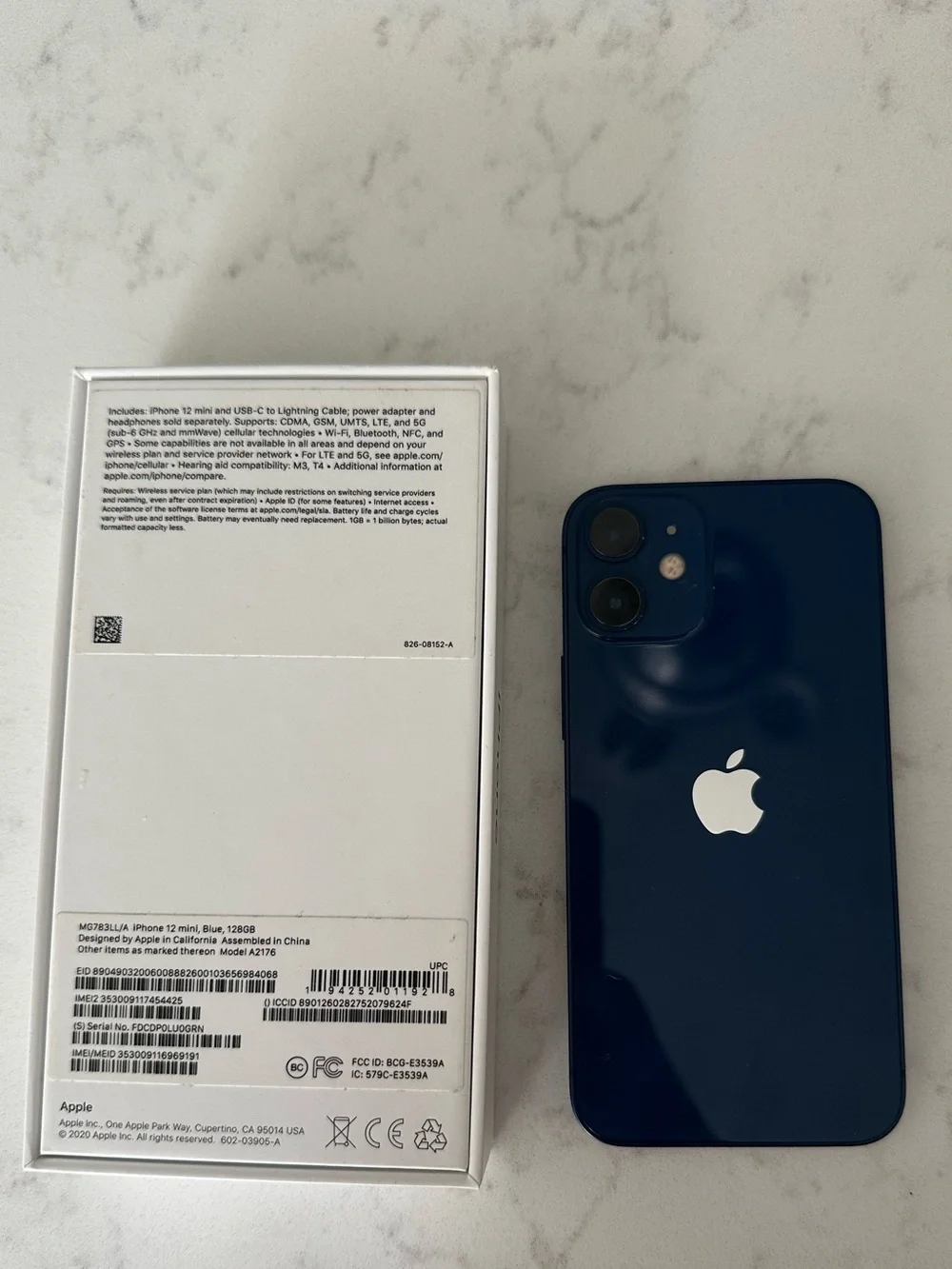 Apple iPhone 12 Mini Blue with Original Box